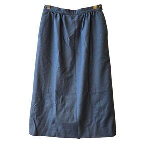 Pendleton‎ Vintage Wool Academia Preppy Old Money Midi Skirt Blue Size 6